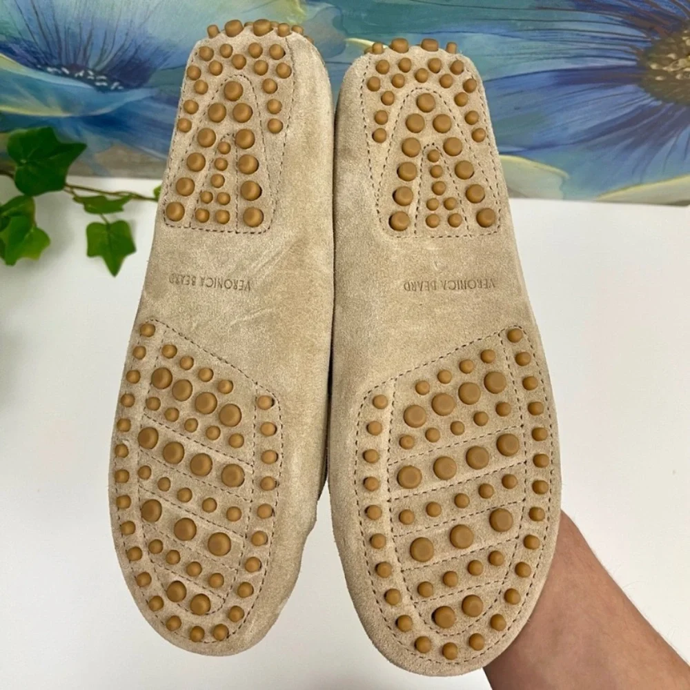 New Veronica Beard Jia Boater Flats in Sand Size 6 - Picture 11 of 14